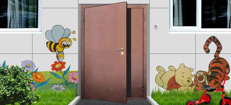 Противопожарные двери в детский сад