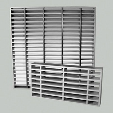 Решетка противопожарная вентиляционная 100х350